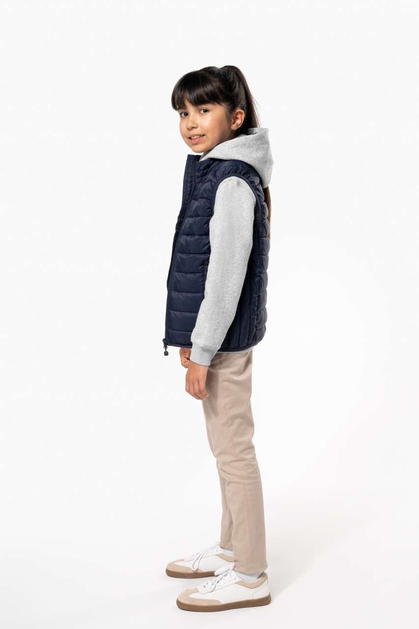 KIDS' LIGHTWEIGHT SLEEVELESS PADDED JACKET