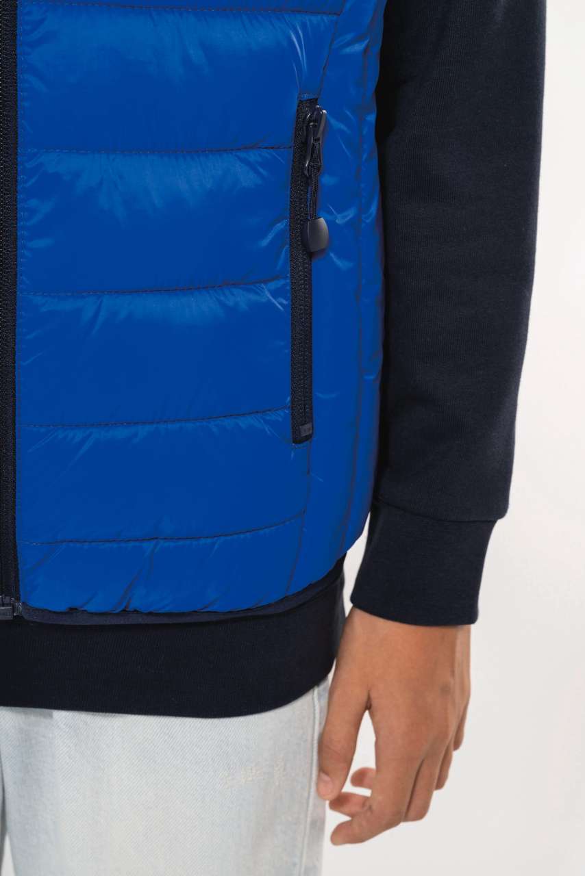 KIDS' LIGHTWEIGHT SLEEVELESS PADDED JACKET