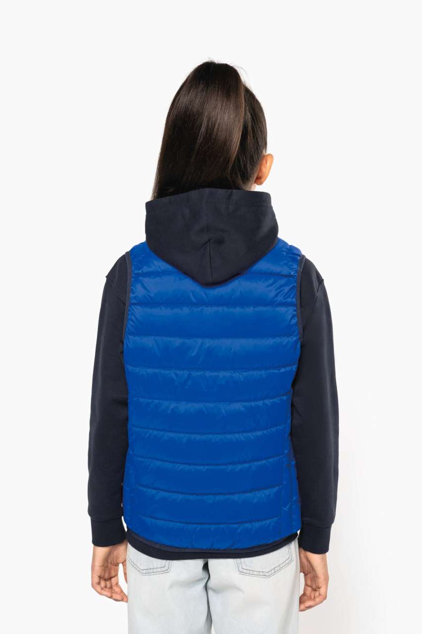 KIDS' LIGHTWEIGHT SLEEVELESS PADDED JACKET