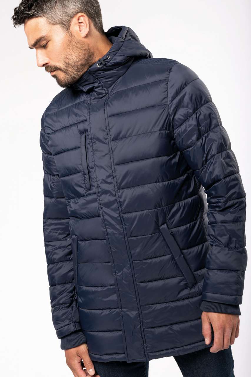 MEN'S LIGHTWEIGHT HOODED PADDED PARKA