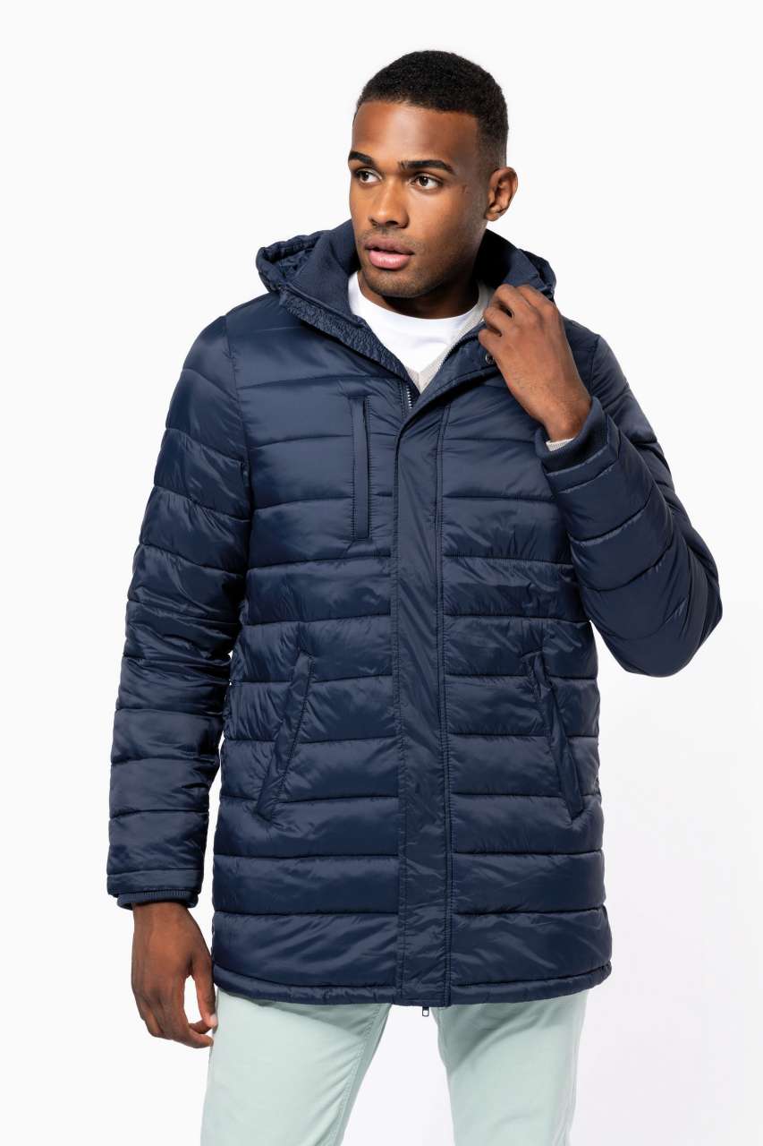 MEN'S LIGHTWEIGHT HOODED PADDED PARKA