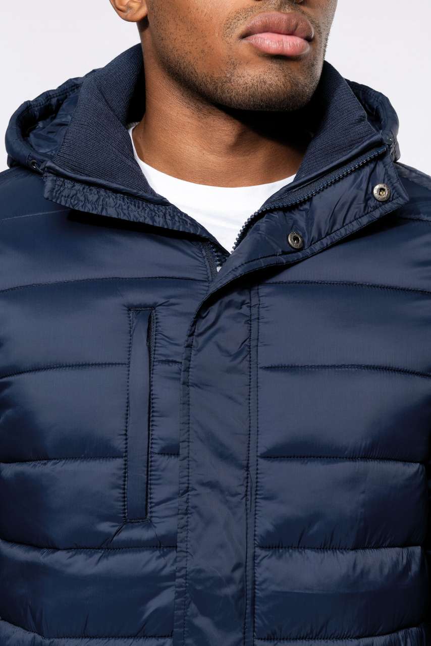 MEN'S LIGHTWEIGHT HOODED PADDED PARKA