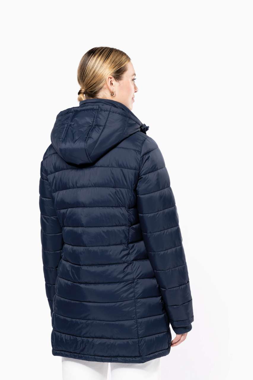 LADIES' LIGHTWEIGHT HOODED PADDED PARKA