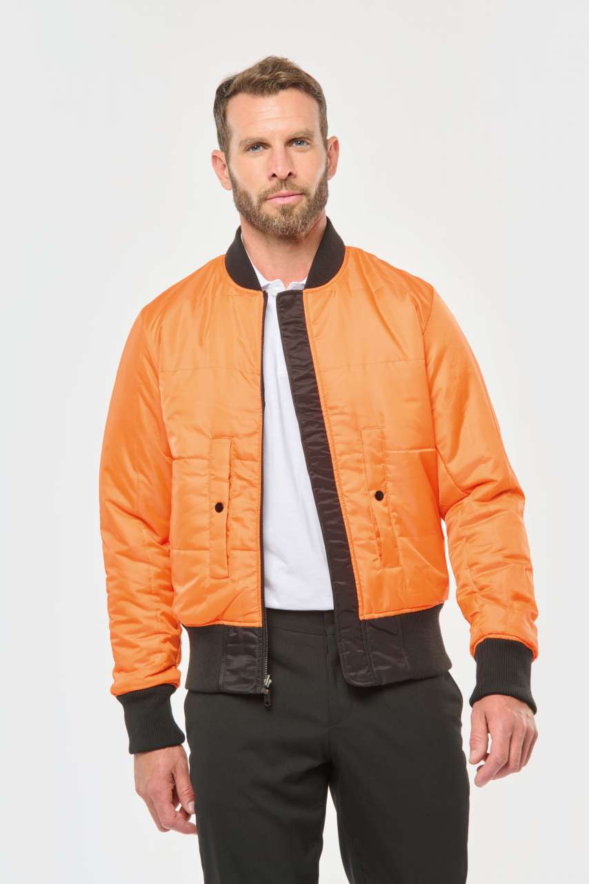 REVERSIBLE BOMBER JACKET