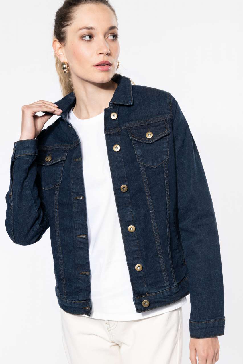 LADIES' UNLINED DENIM JACKET