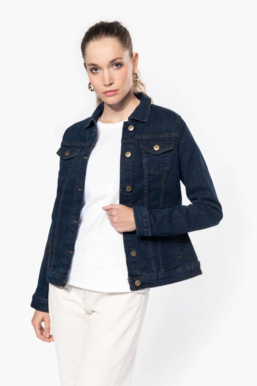 LADIES' UNLINED DENIM JACKET