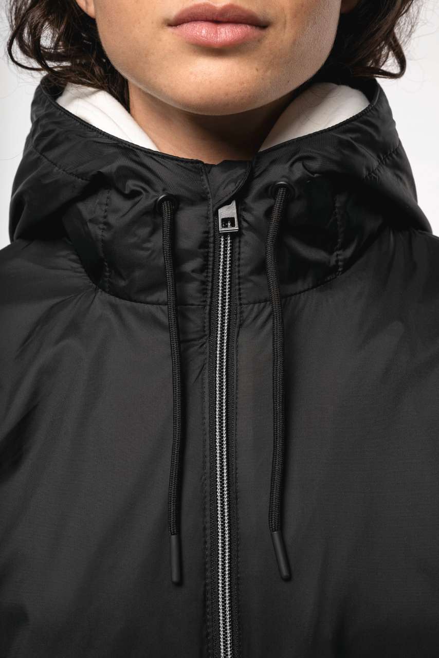 UNISEX HOODED JACKET WITH MICRO-POLARFLEECE LINING