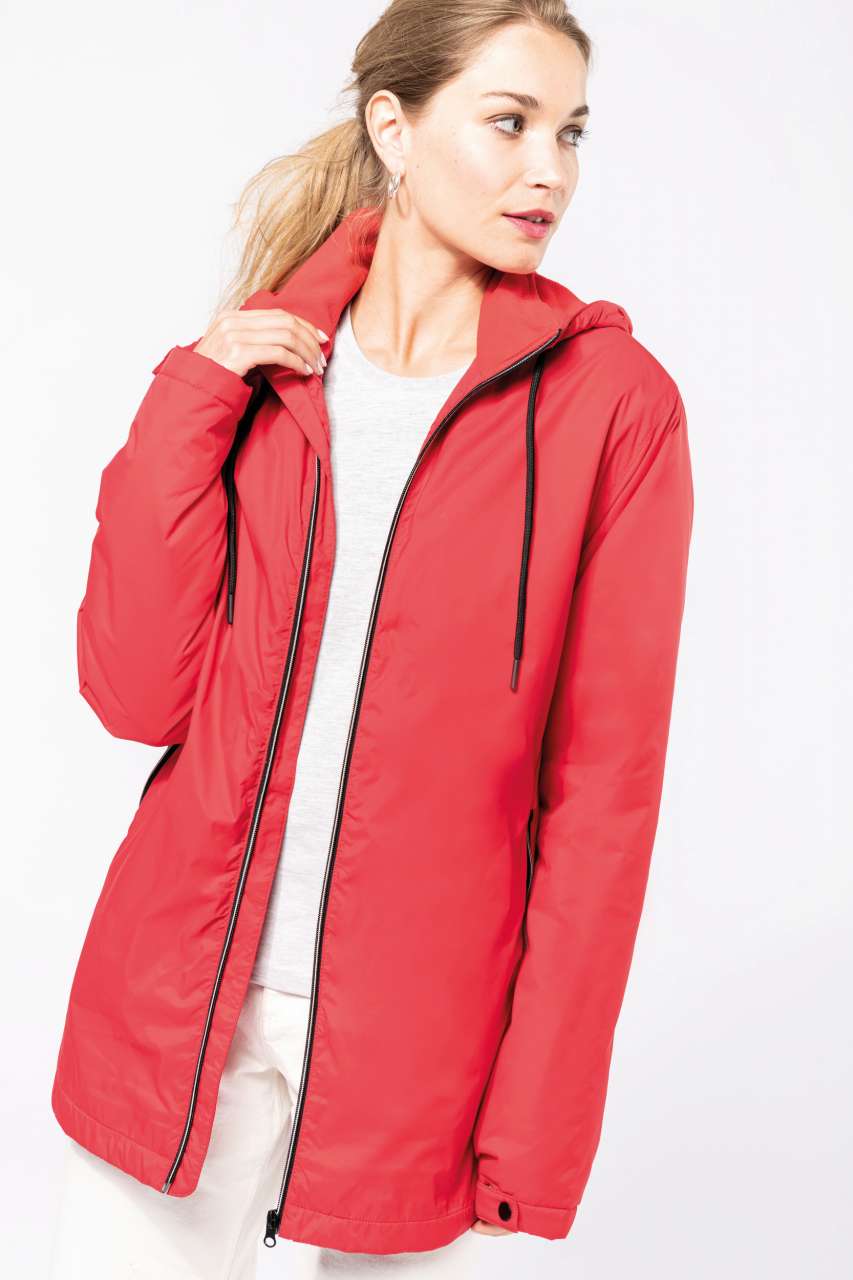 UNISEX HOODED JACKET WITH MICRO-POLARFLEECE LINING