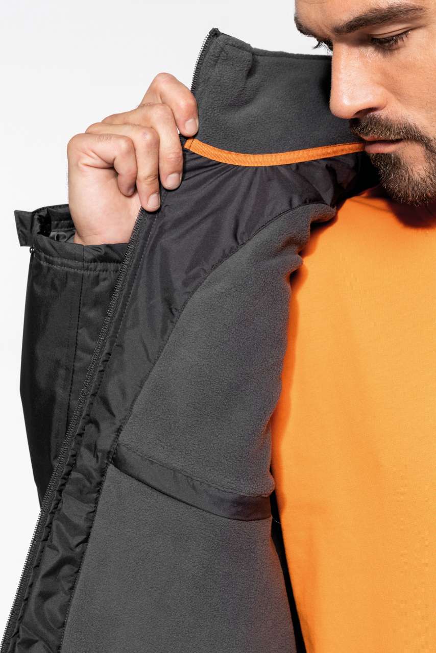 SCORE - DETACHABLE-SLEEVED BLOUSON JACKET