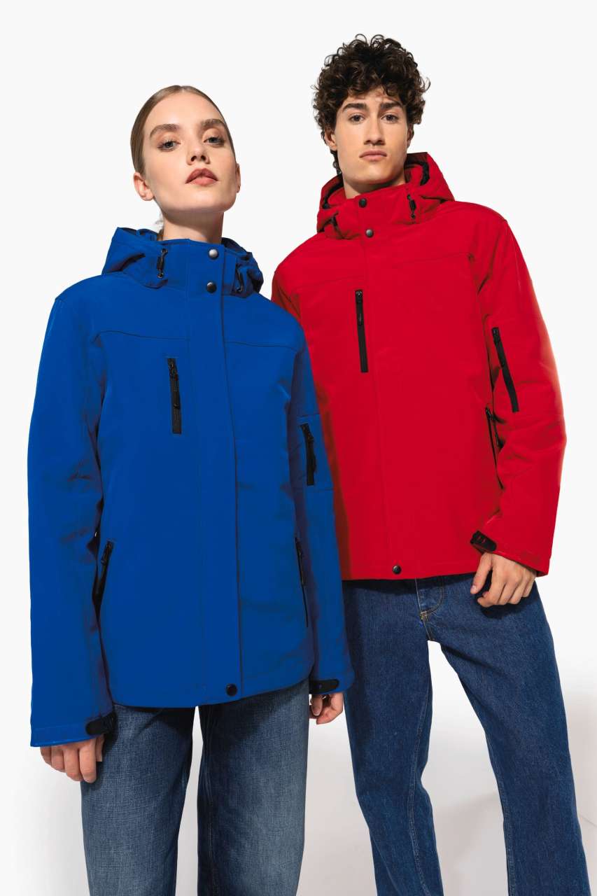 NŐI KAPUCNIS SOFTSHELL BÉLELT PARKA