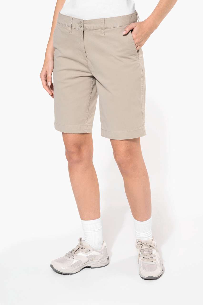 LADIES' CHINO BERMUDA SHORTS