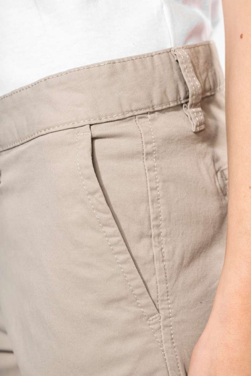LADIES' CHINO BERMUDA SHORTS