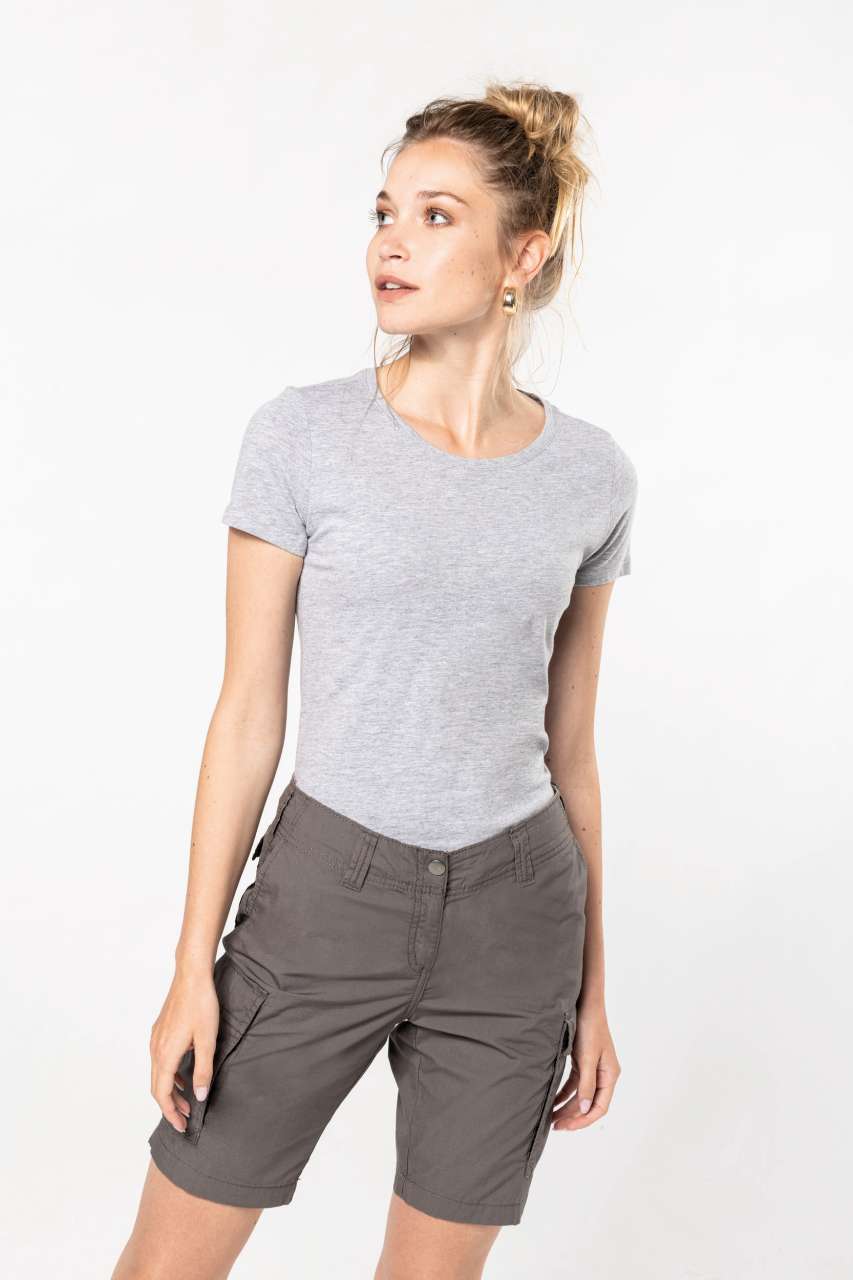 LADIES' LIGHTWEIGHT MULTIPOCKET BERMUDA SHORTS