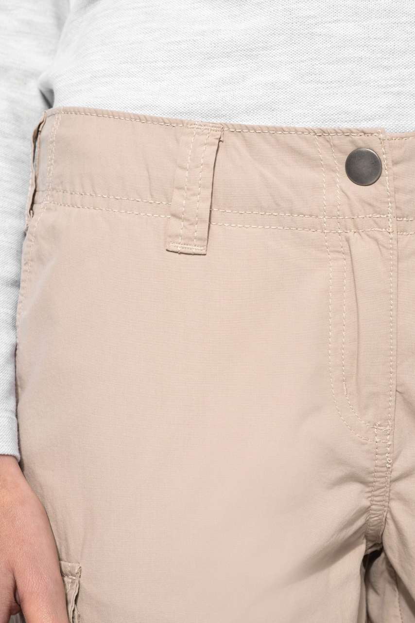LADIES' LIGHTWEIGHT MULTIPOCKET BERMUDA SHORTS