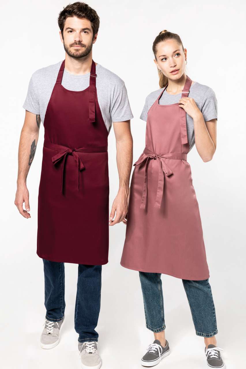 POLYCOTTON APRON WITHOUT POCKET