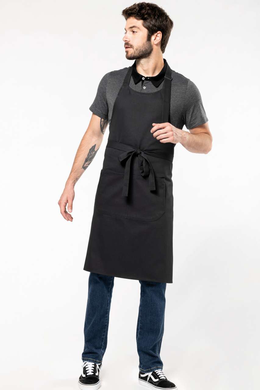 COTTON APRON HIGH-TEMPERATURE WASHABLE