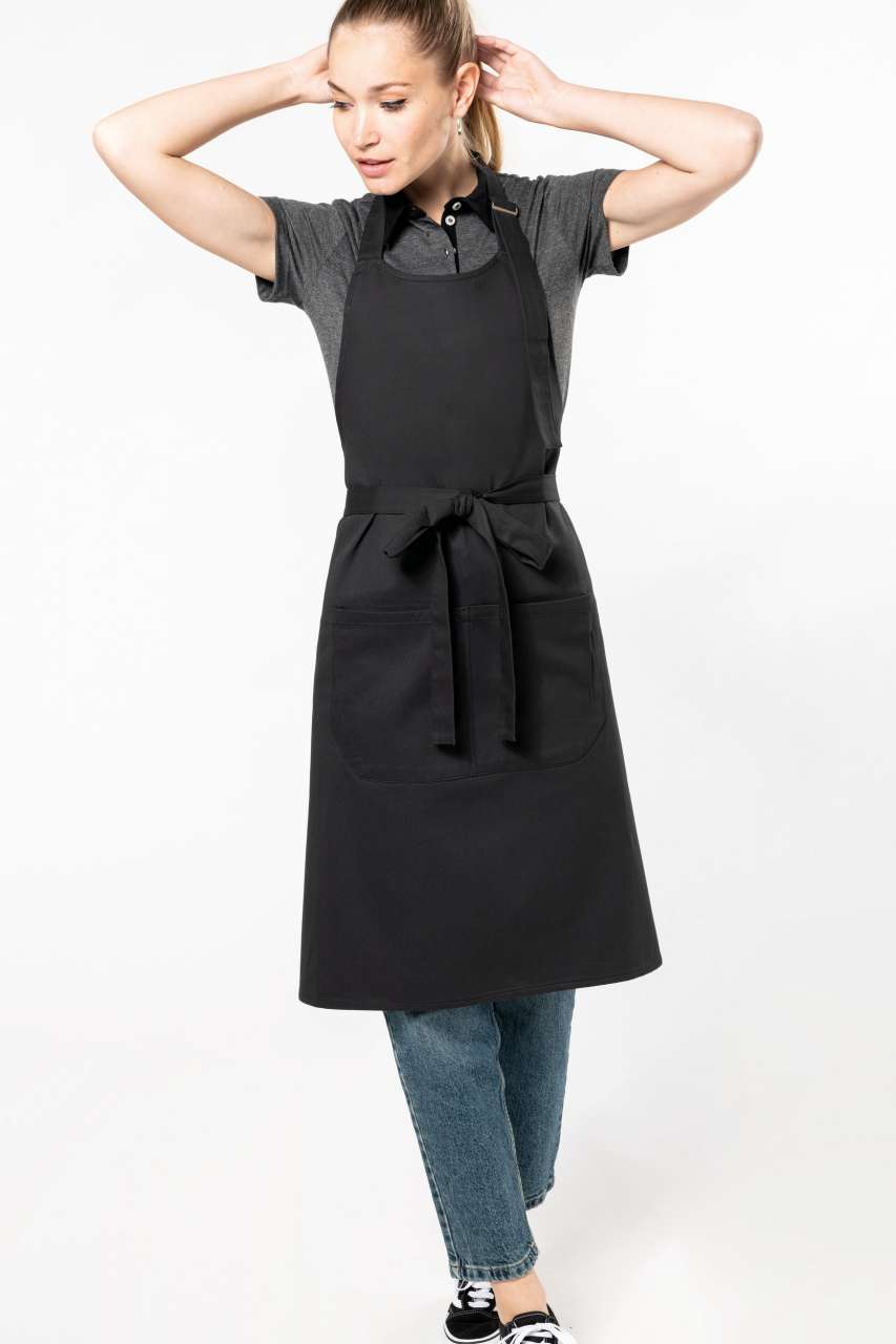 COTTON APRON HIGH-TEMPERATURE WASHABLE