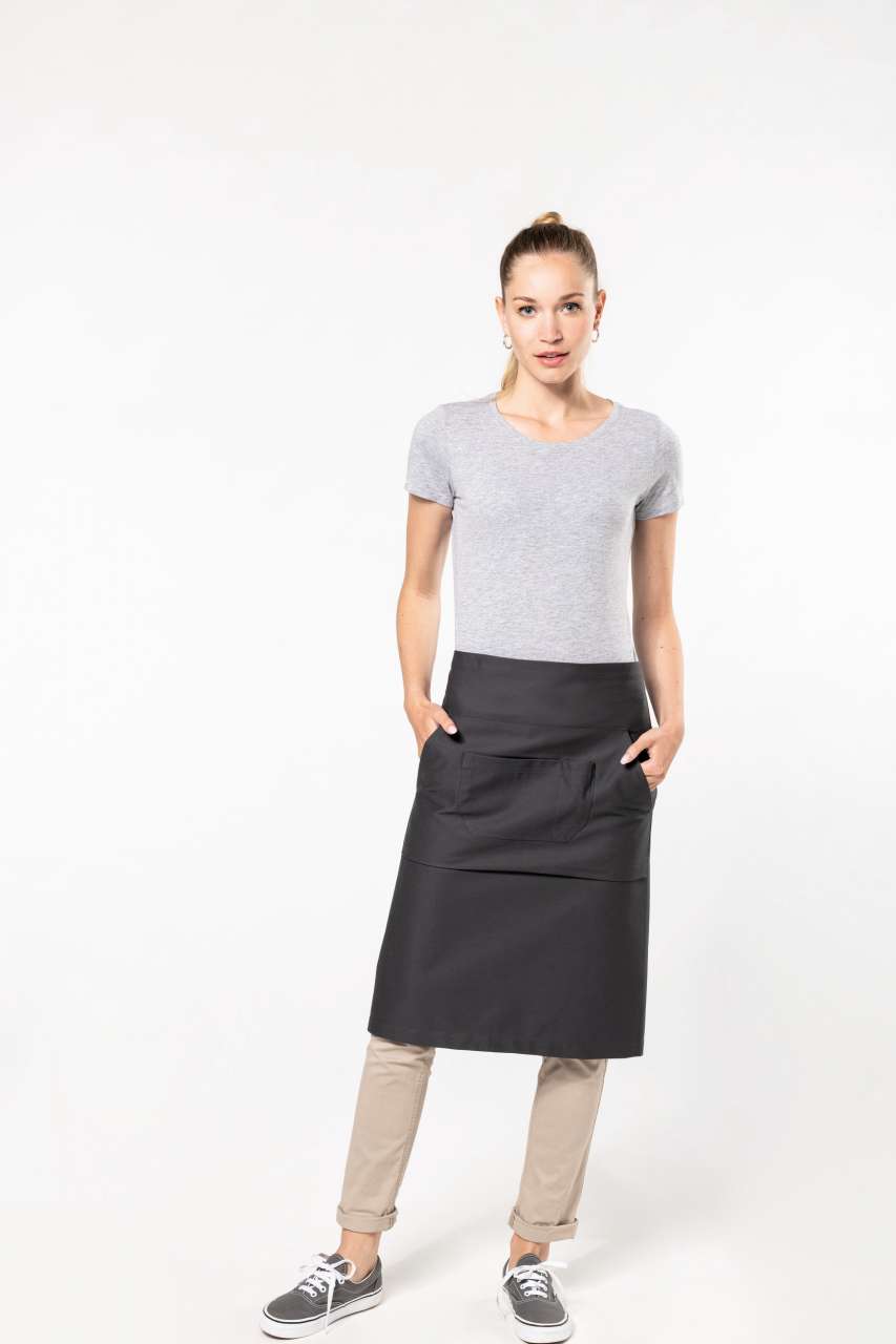 COTTON LONG APRON