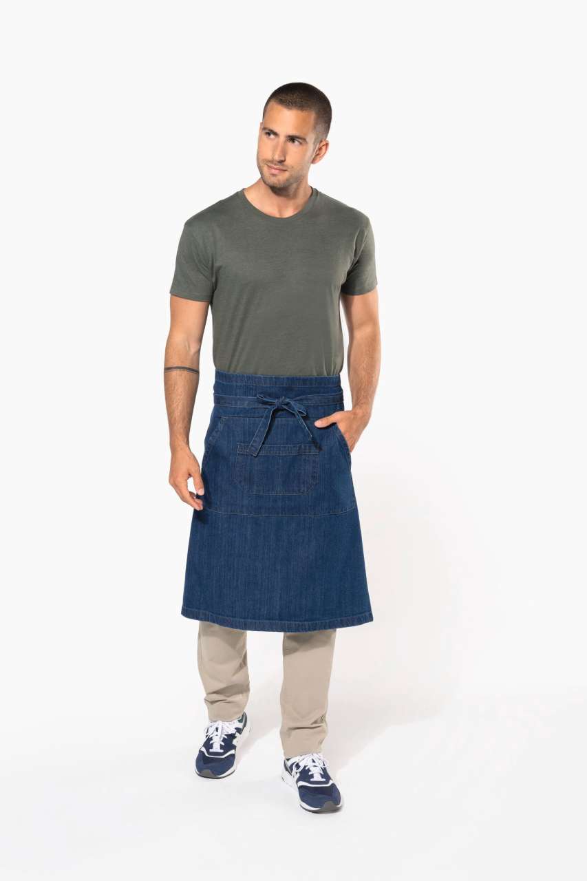 COTTON LONG APRON