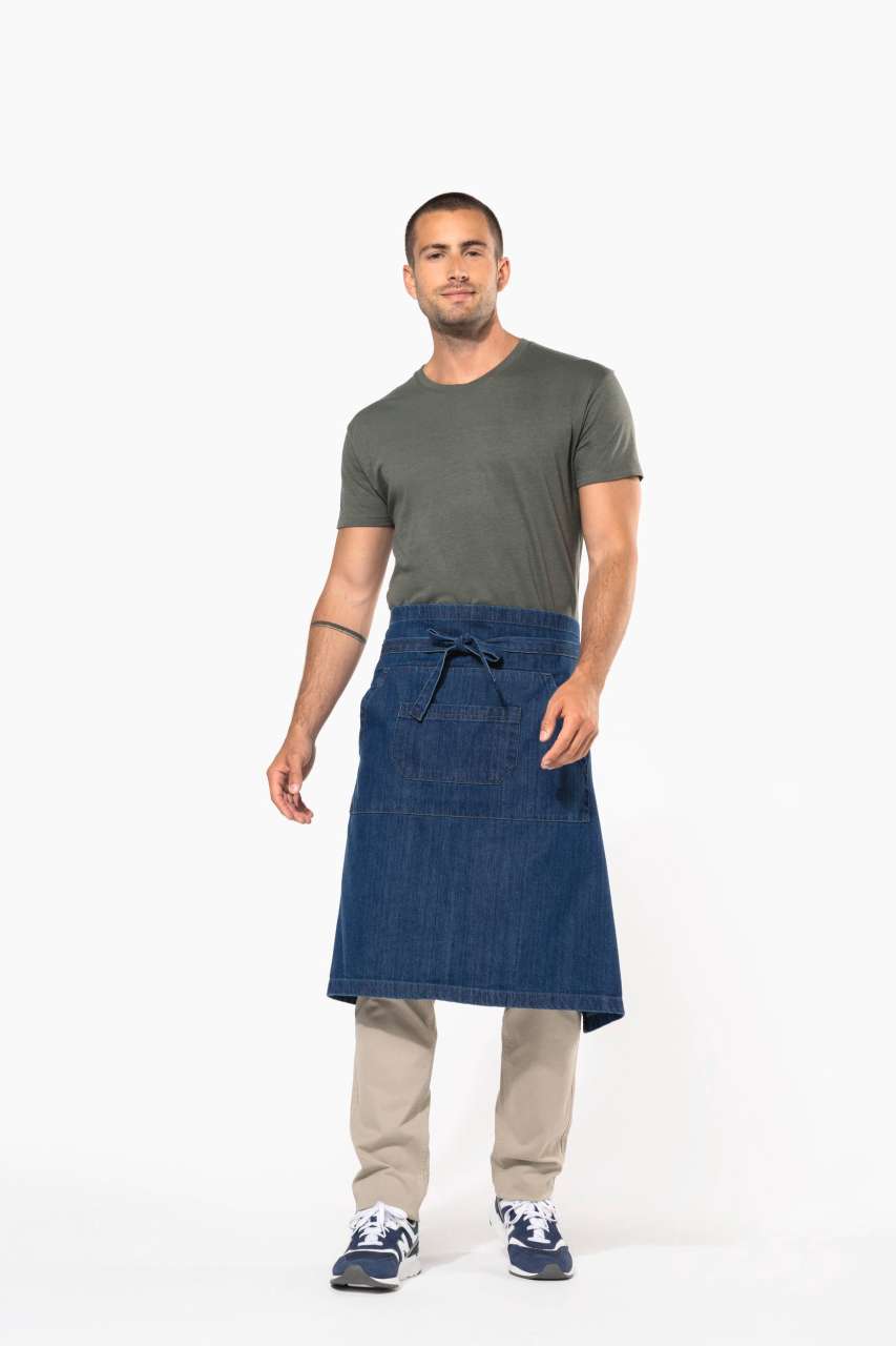 COTTON LONG APRON