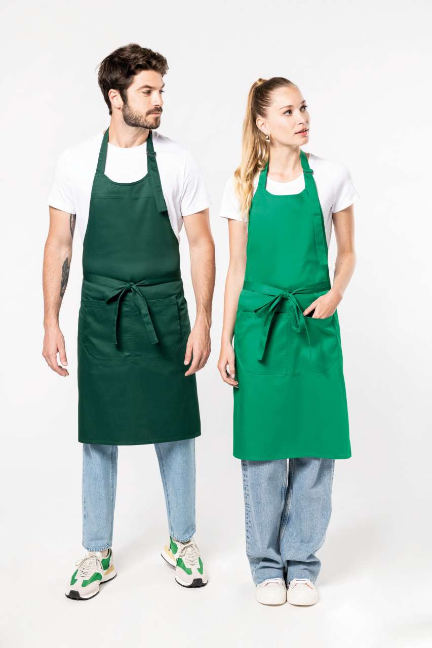 POLYESTER COTTON APRON WITH POCKET