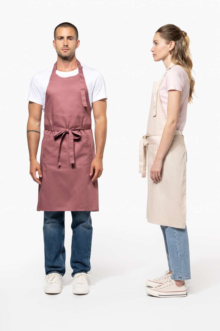 POLYESTER COTTON APRON WITH POCKET