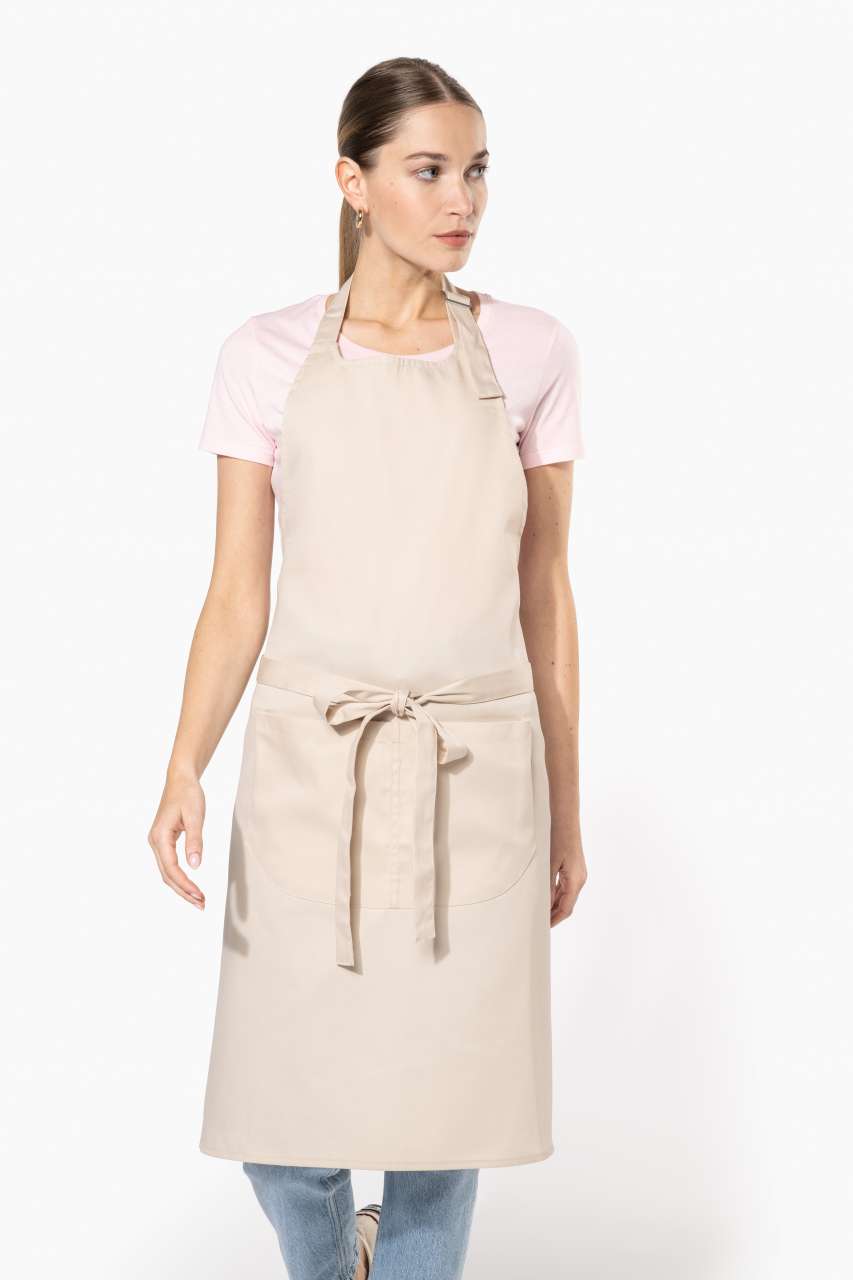 POLYESTER COTTON APRON WITH POCKET