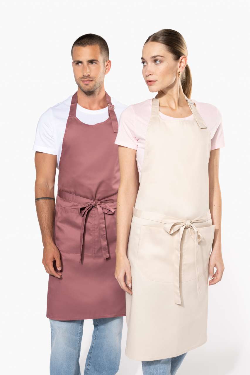 POLYESTER COTTON APRON WITH POCKET