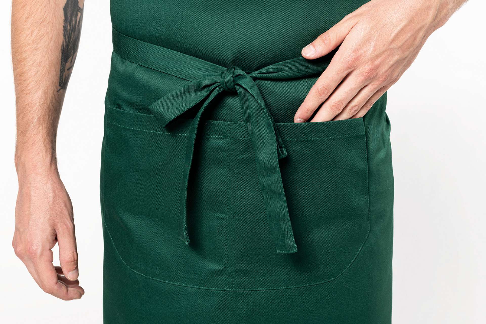 POLYESTER COTTON APRON WITH POCKET