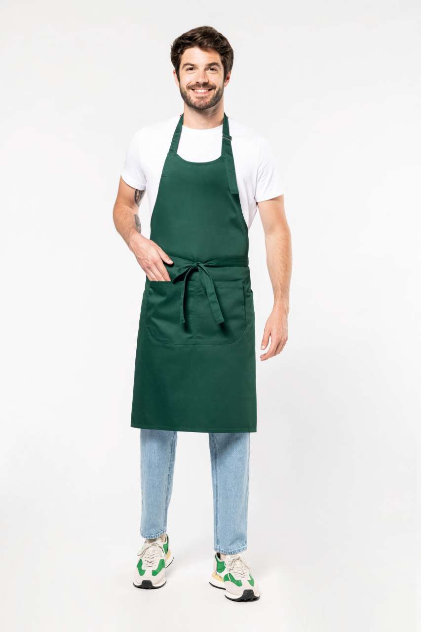 POLYESTER COTTON APRON WITH POCKET