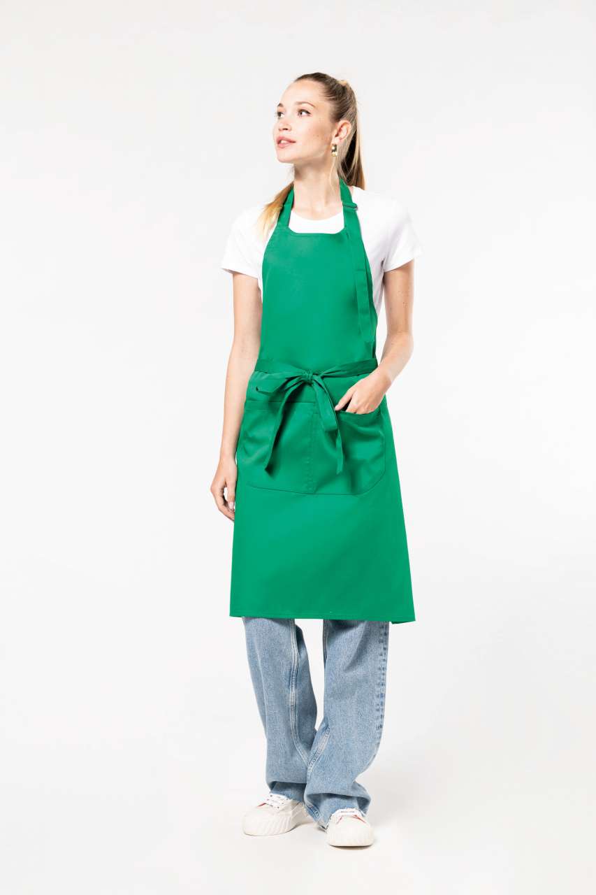 POLYESTER COTTON APRON WITH POCKET