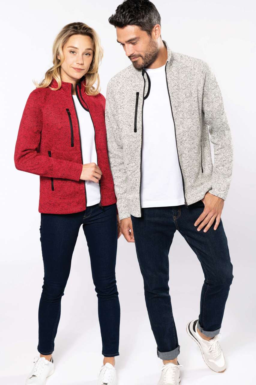 MEN'S FULL ZIP HEATHER JACKET