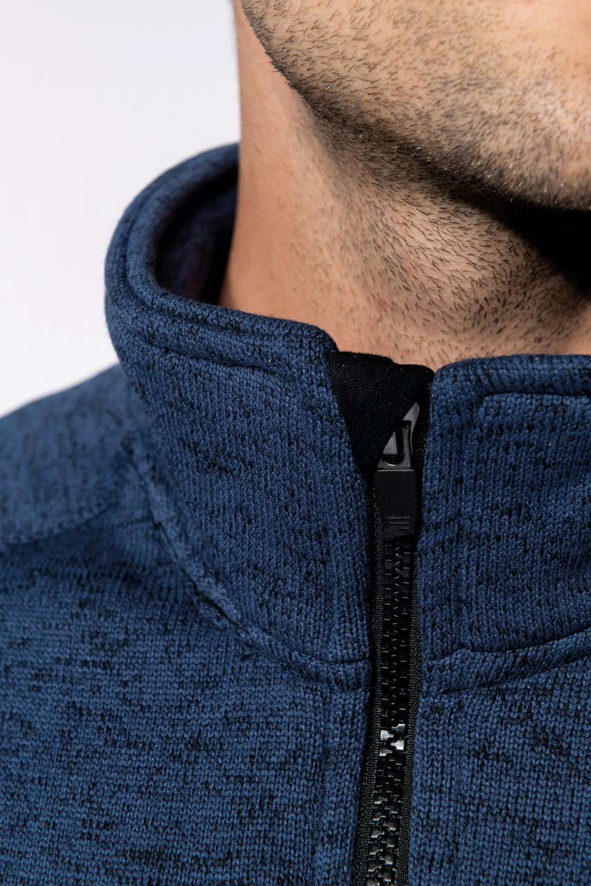 MEN'S FULL ZIP HEATHER JACKET