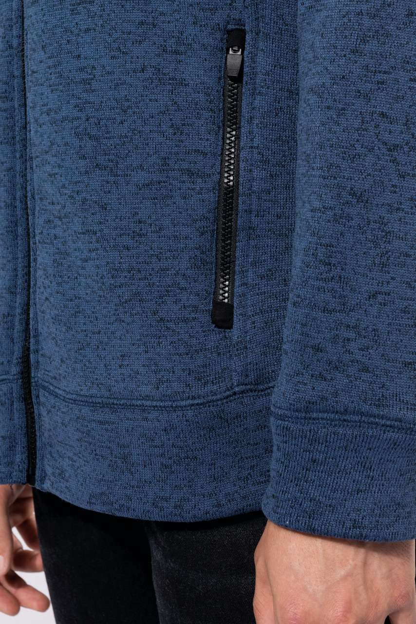 MEN'S FULL ZIP HEATHER JACKET