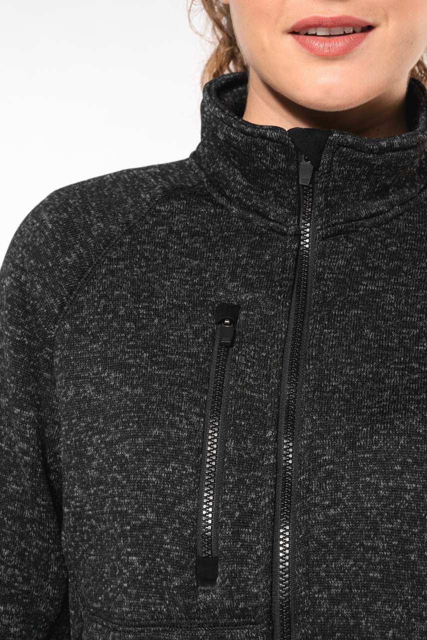 NŐI VÉGIG CIPZÁRAS MELÍROZOTT DZSEKI