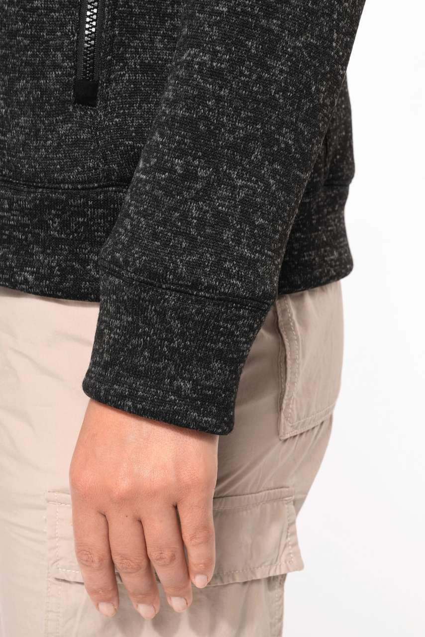 NŐI VÉGIG CIPZÁRAS MELÍROZOTT DZSEKI