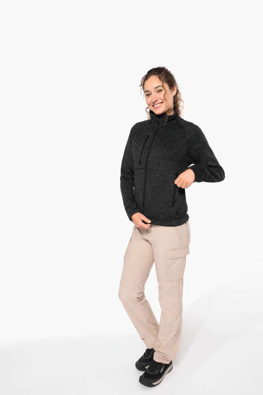 NŐI VÉGIG CIPZÁRAS MELÍROZOTT DZSEKI