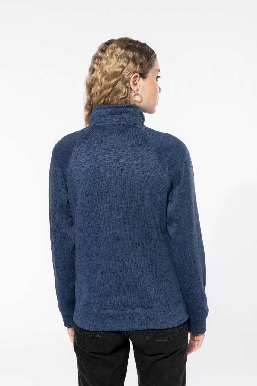 LADIES' FULL ZIP HEATHER JACKET