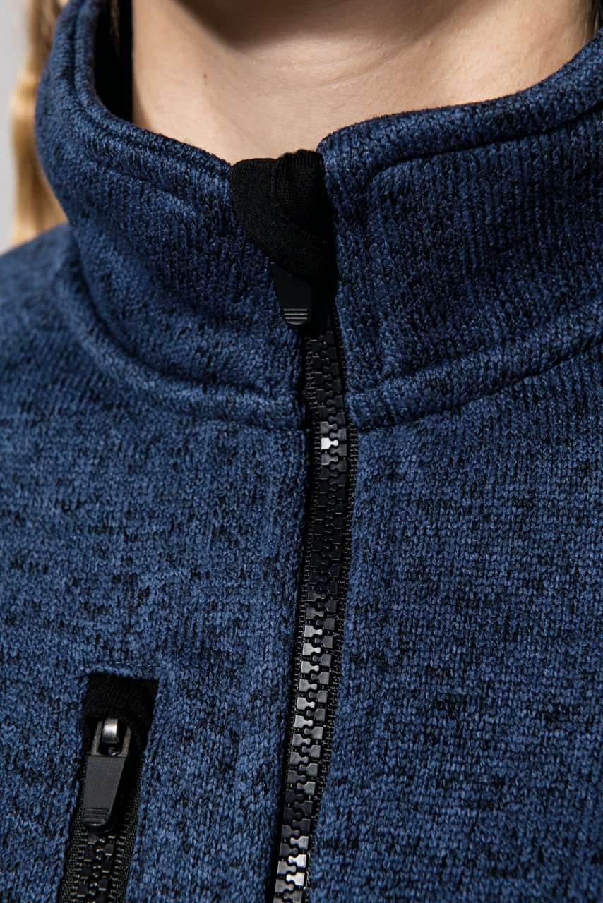 LADIES' FULL ZIP HEATHER JACKET