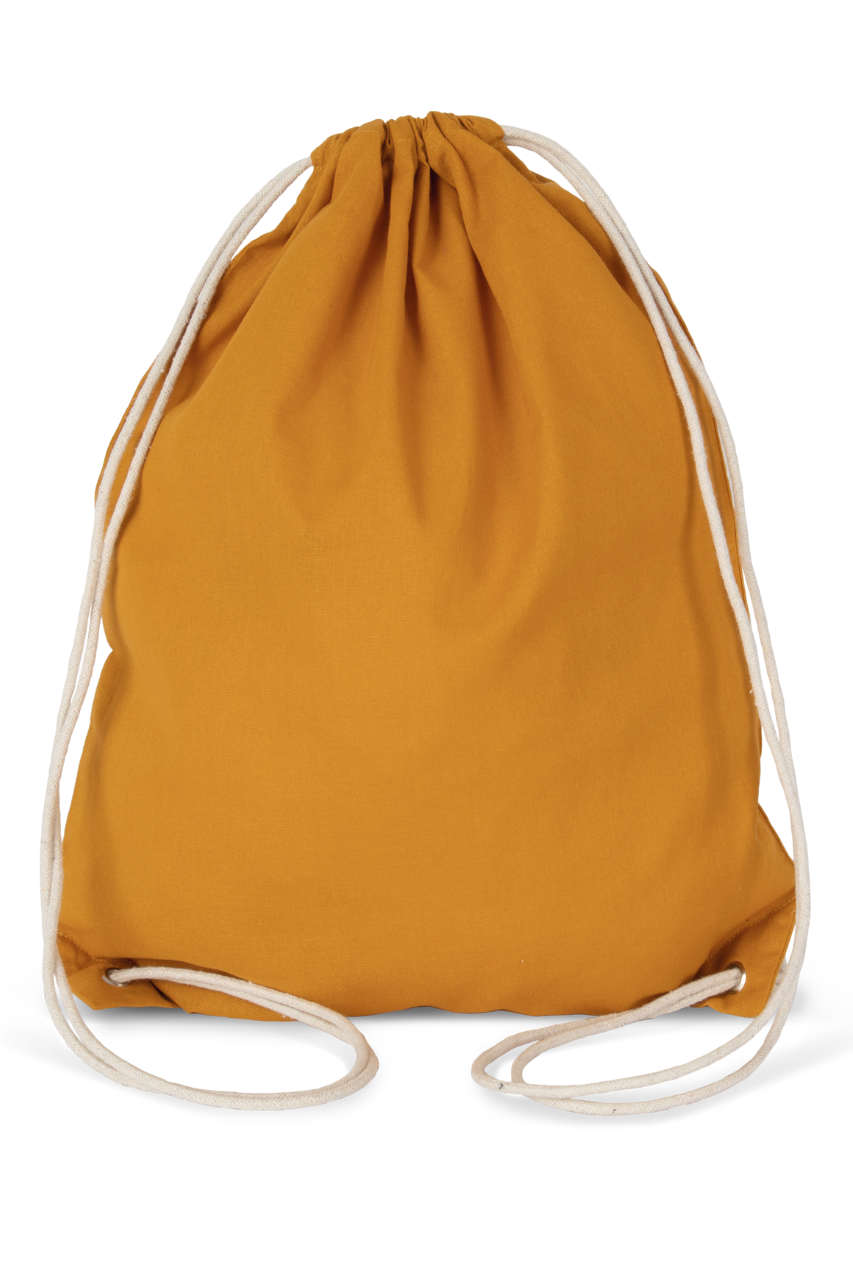 COTTON DRAWSTRING BACKPACK