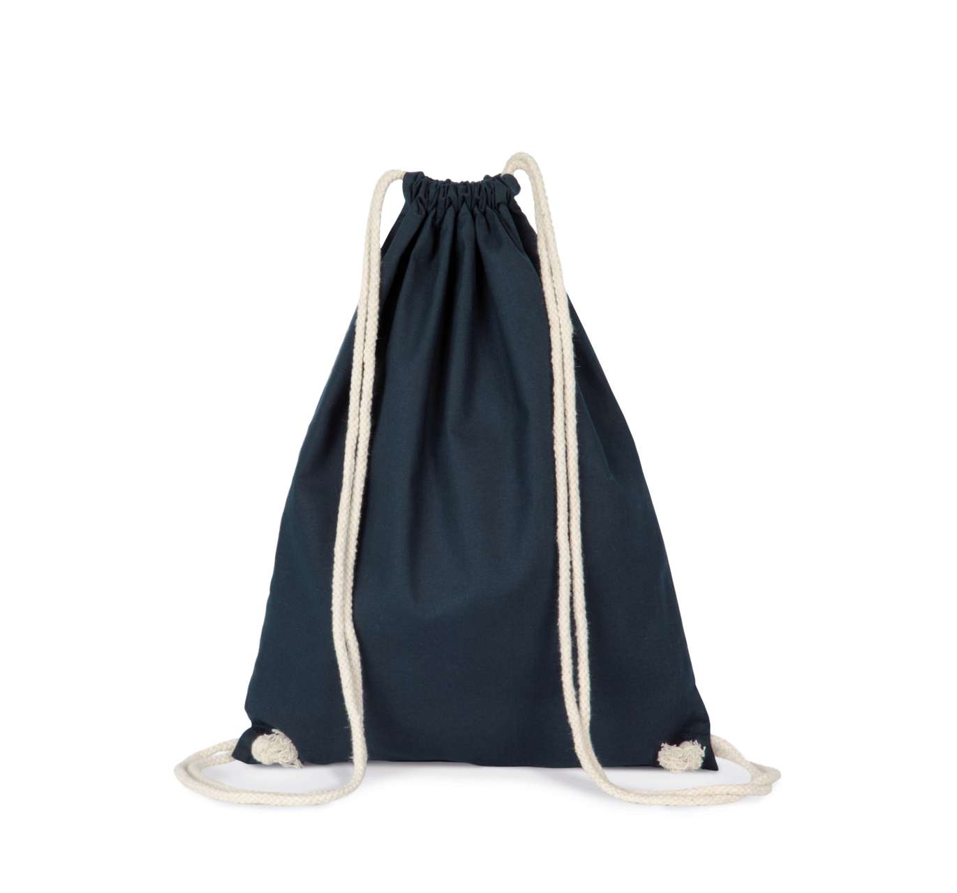 ORGANIC COTTON BACKPACK WITH DRAWSTRING CARRY HANDLES