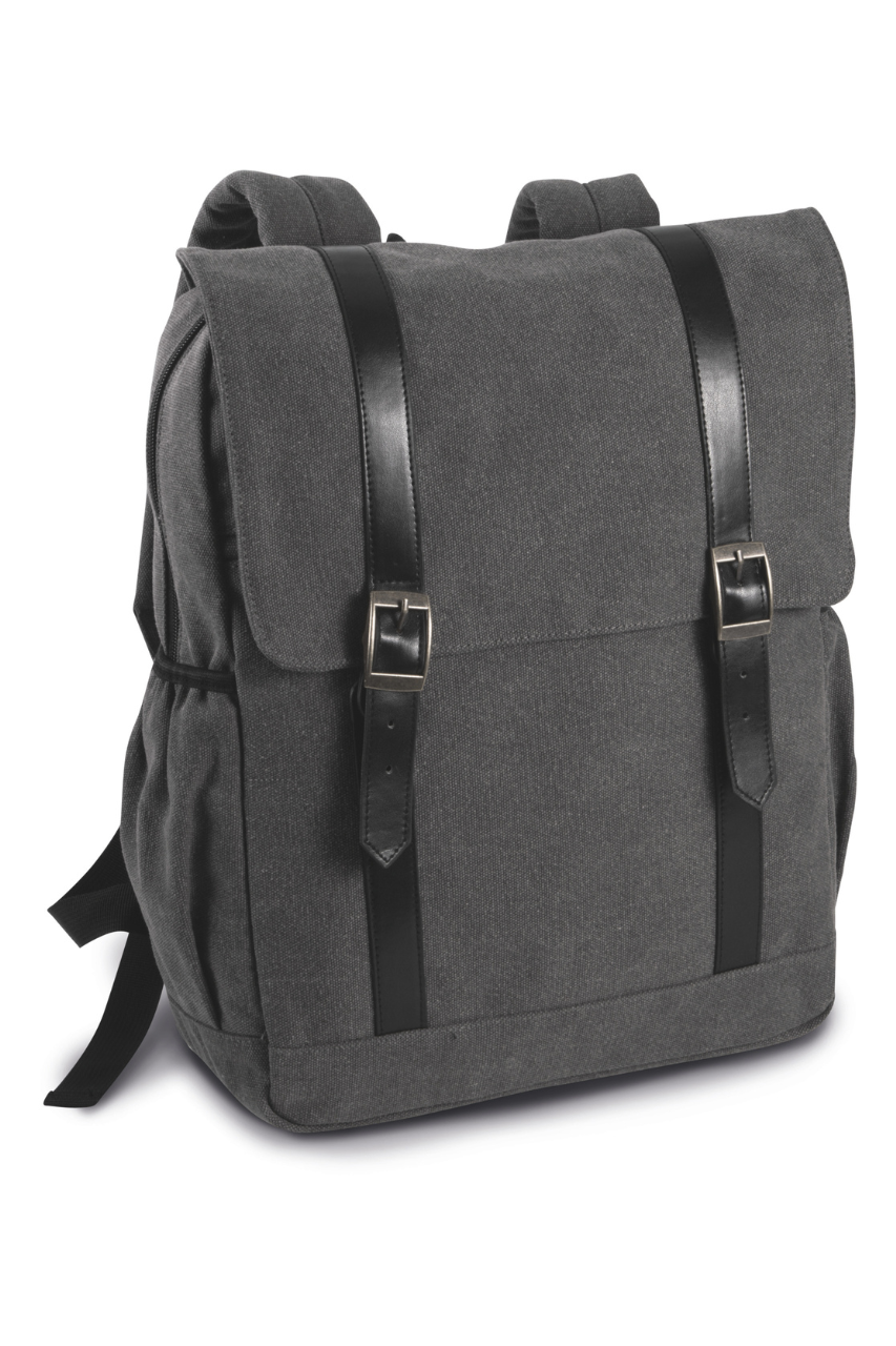 FLAP-TOP CANVAS BACKPACK