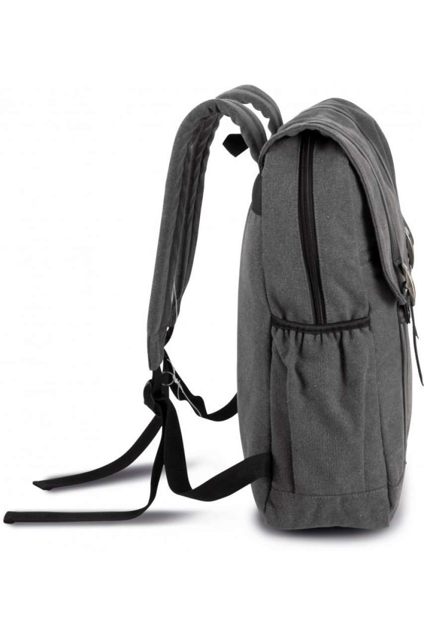 FLAP-TOP CANVAS BACKPACK