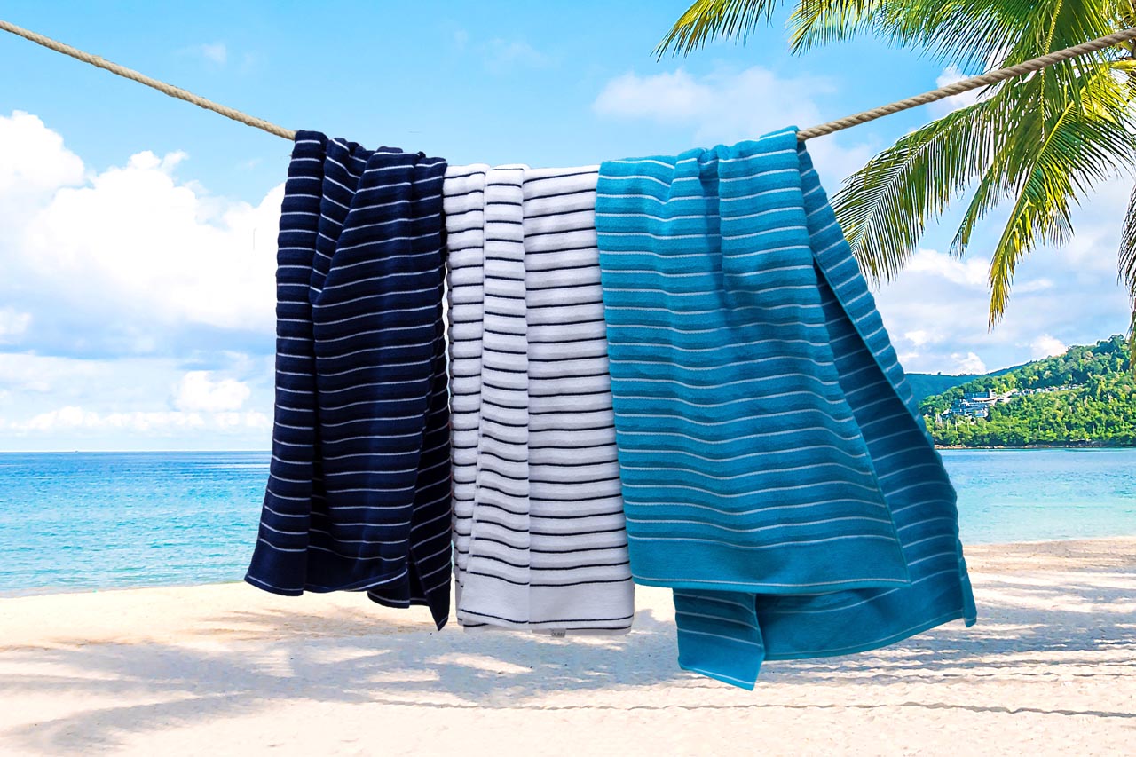 BEACH STRIPED TOWEL