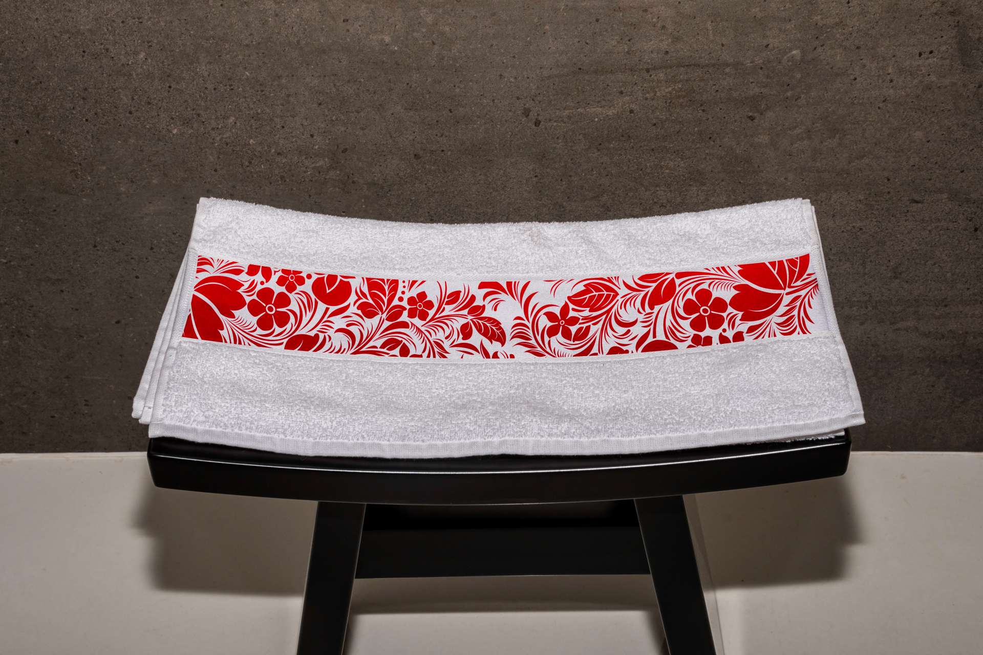 OLIMA TOWEL WITH SUBLIMATION BORDURE