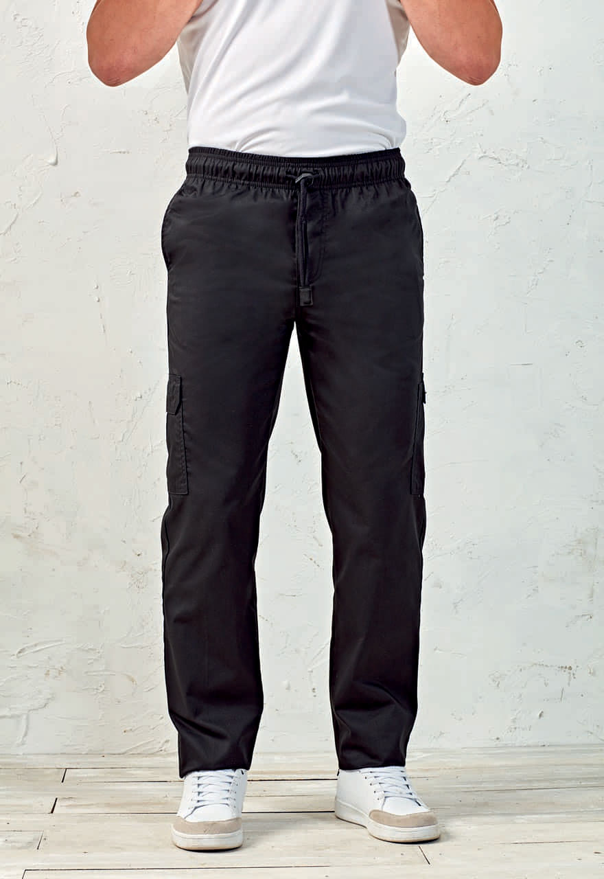 'ESSENTIAL' CHEF'S CARGO POCKET TROUSERS