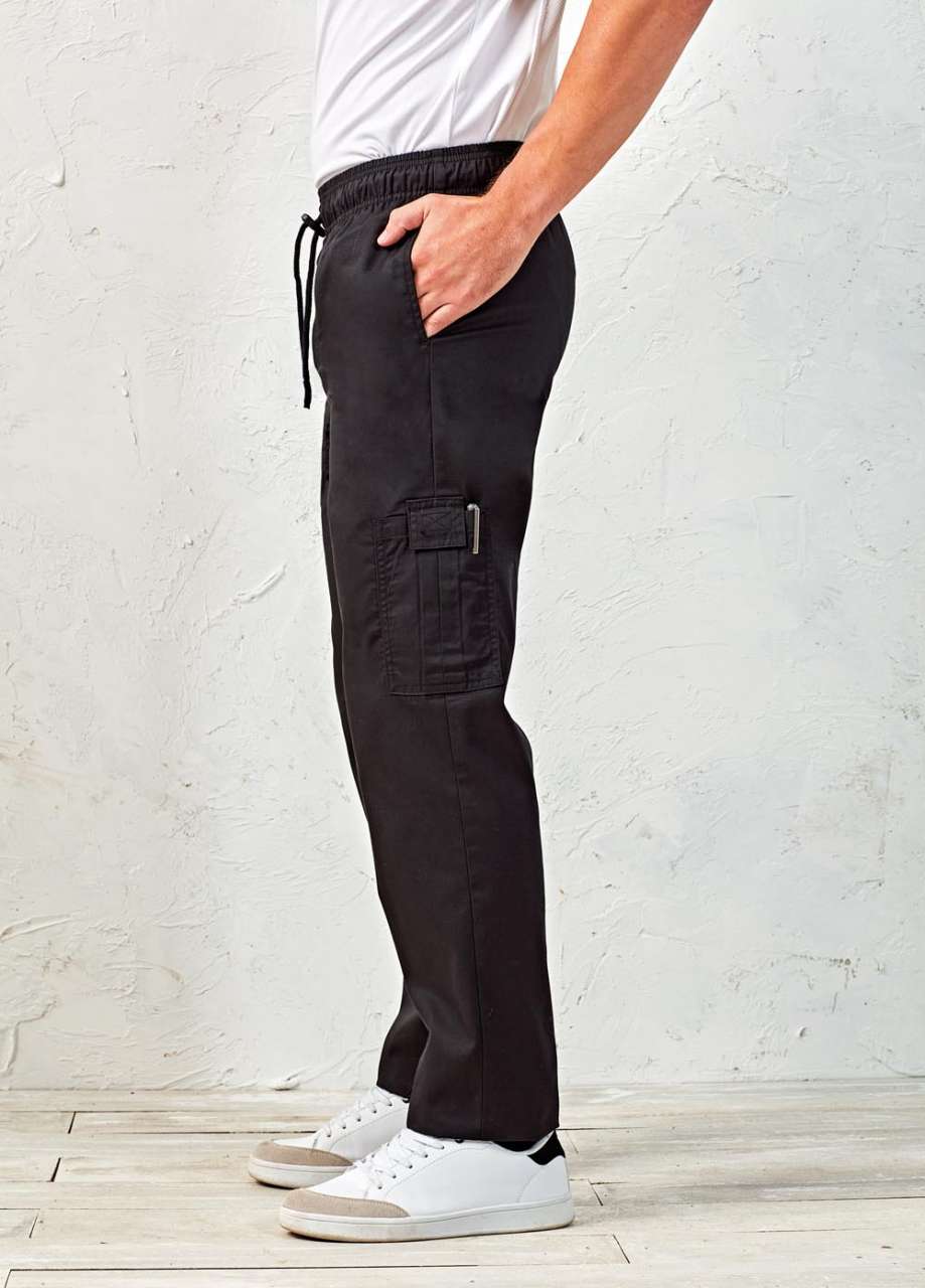 'ESSENTIAL' CHEF'S CARGO POCKET TROUSERS