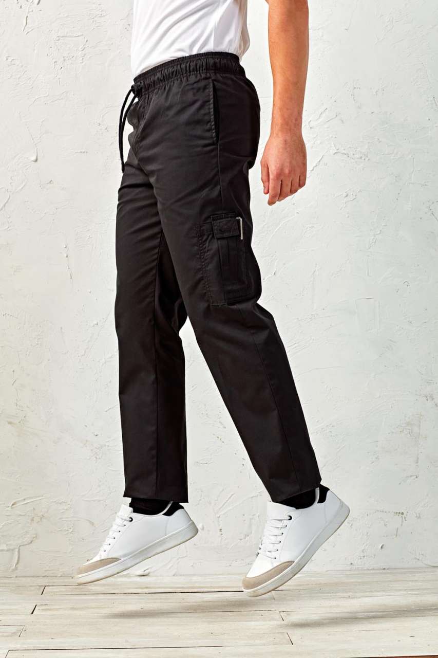 'ESSENTIAL' CHEF'S CARGO POCKET TROUSERS