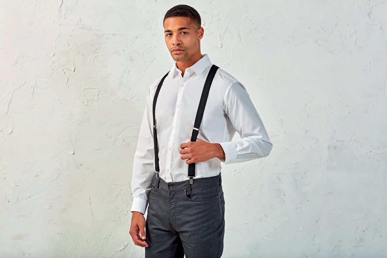 CLIP-ON TROUSER BRACES/SUSPENDERS