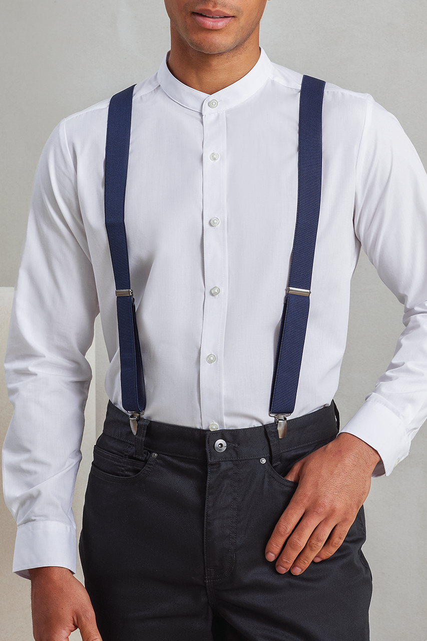 CLIP-ON TROUSER BRACES/SUSPENDERS